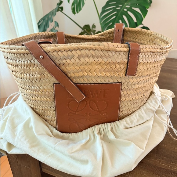 Loewe Handbags - Rattan medium tote